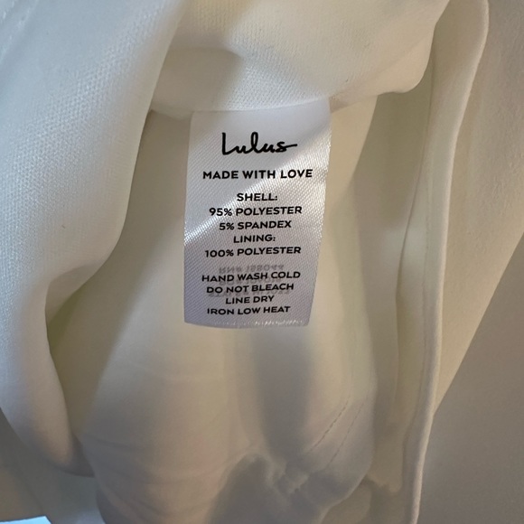 NWT- Lulus White Mini Dress - Picture 9 of 9